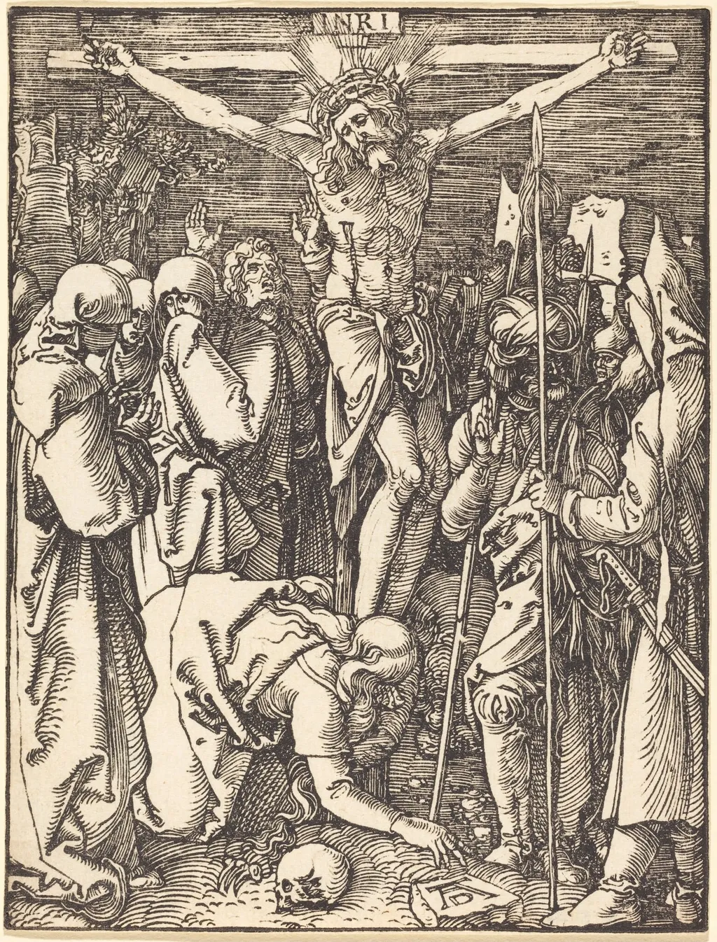 The Crucifixion, by Albrecht Dürer, ink, 1510