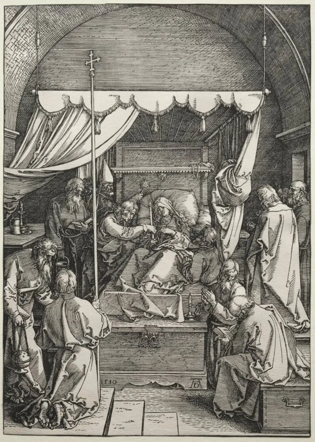 The Death of the Virgin, by Albrecht Dürer, 1510