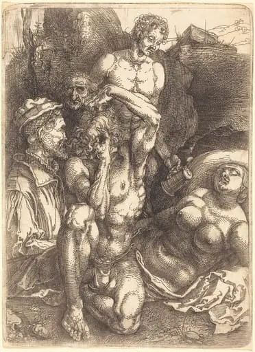The Desperate Man, by Albrecht Dürer
