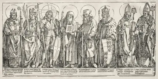 The Eight Saints of Austria, by Albrecht Dürer