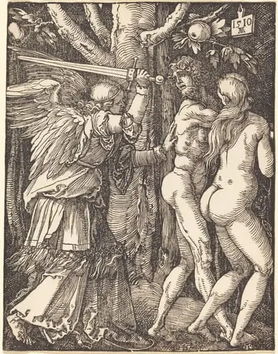 The Expulsion from Paradise, by Albrecht Dürer, 1510