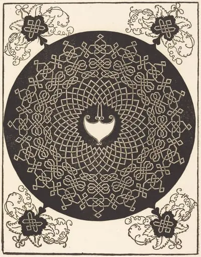 The First Knot (with a heart-shaped shield), by Albrecht Dürer