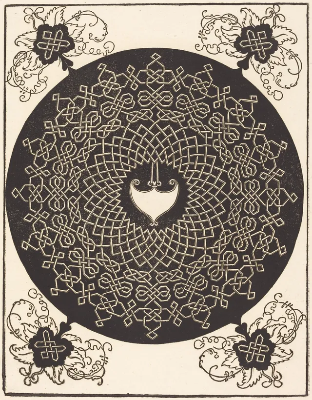 The First Knot (with a heart-shaped shield), Albrecht Dürer