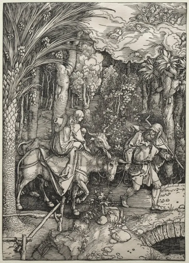 The Flight into Egypt, by Albrecht Dürer, 1504