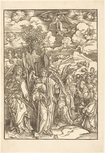 The Four Angels Holding the Winds, by Albrecht Dürer