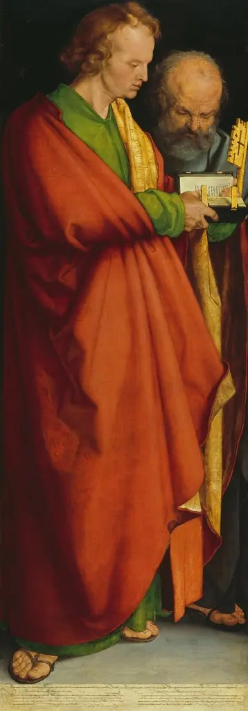 The Four Apostles: Saints John and Peter, by Albrecht Dürer