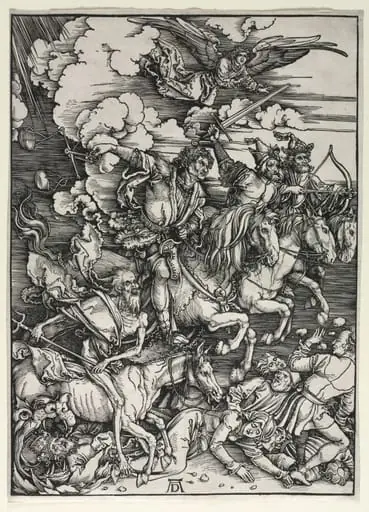 The Four Horsemen, from The Apocalypse, by Albrecht Dürer