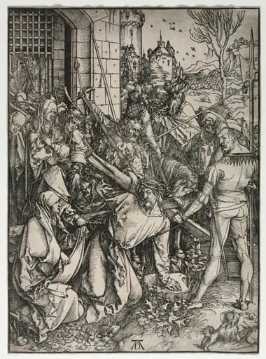 The Great Passion: Christ Bearing the Cross, by Albrecht Dürer
