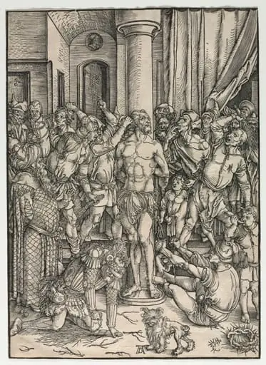 The Great Passion: The Flagellation, by Albrecht Dürer