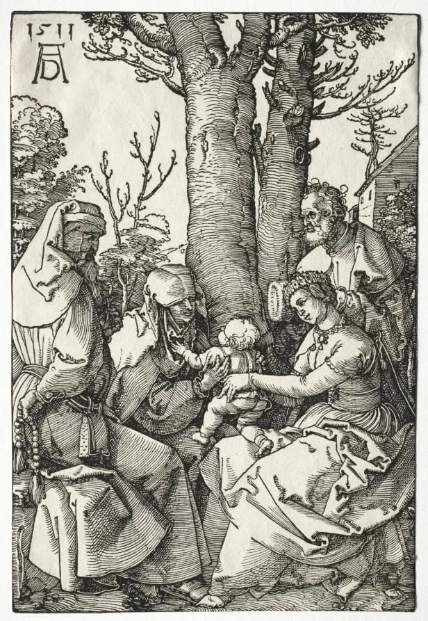 The Holy Family with Joachim and Anna, by Albrecht Dürer, 1511