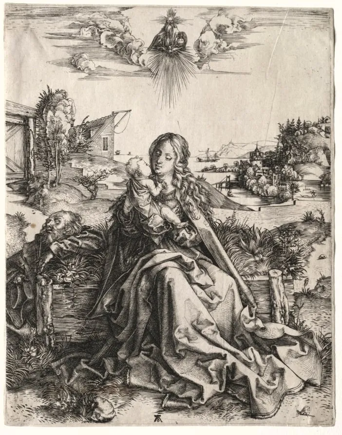 The Holy Family with the Butterfly, by Albrecht Dürer, 1495