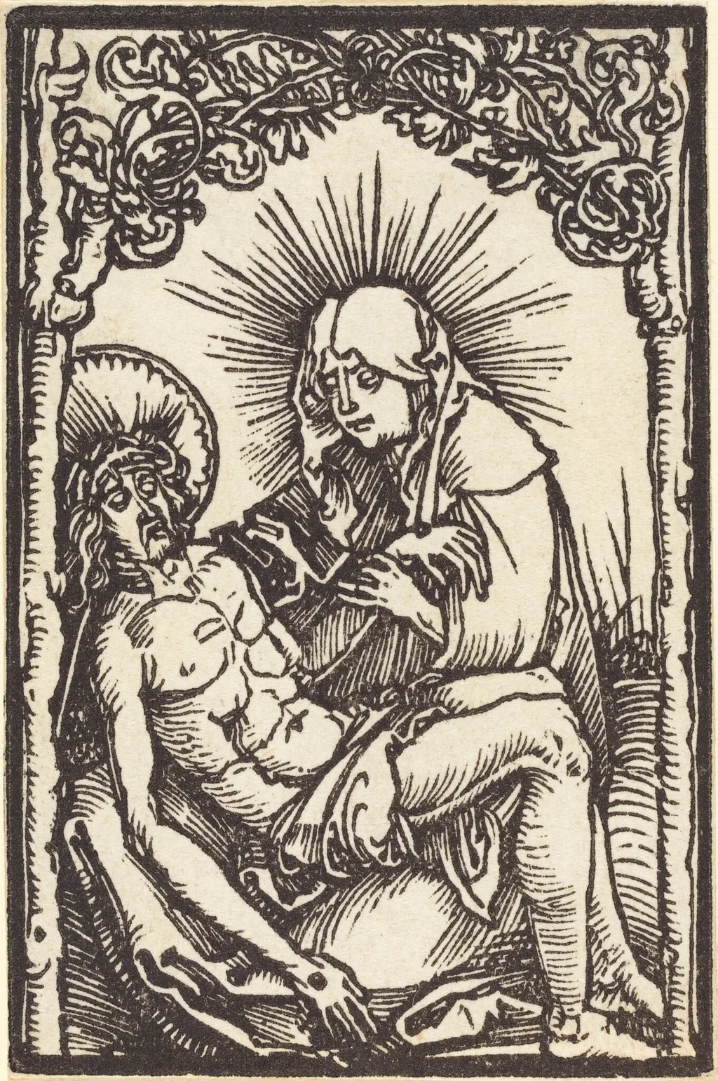 The Lamentation, by Albrecht Dürer, ink, 1500