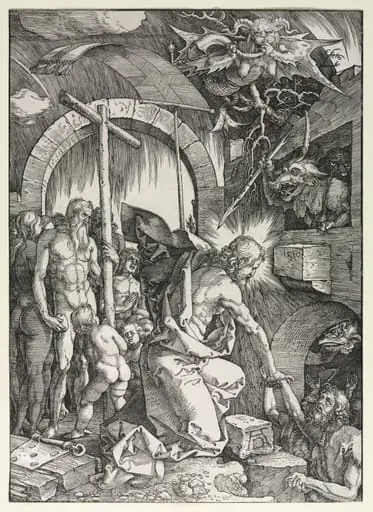 The Large Passion:  Christ Descending into Limbo, by Albrecht Dürer