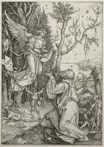 The Life of the Virgin: Joachim and the Angel, by Albrecht Dürer