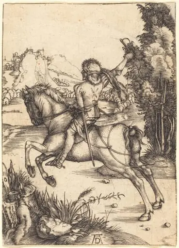 The Little Courier, by Albrecht Dürer