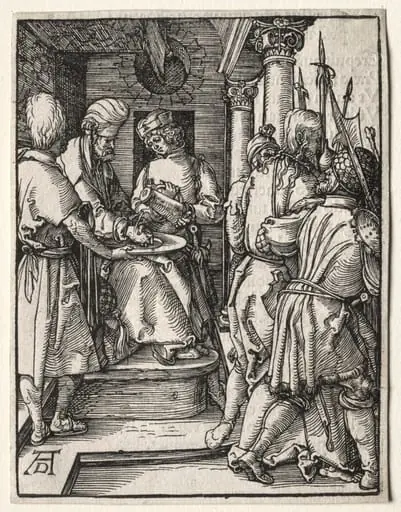 The Little Passion: Pilate Washing his Hands, by Albrecht Dürer