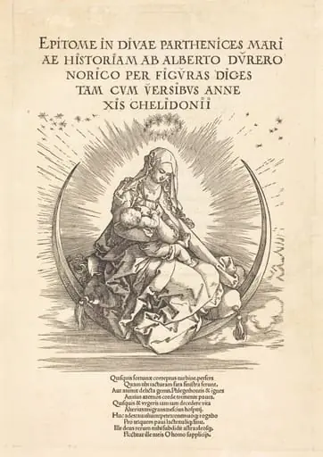 The Madonna on the Crescent, by Albrecht Dürer