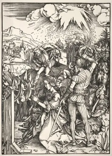 The Martyrdom of St. Catherine, by Albrecht Dürer