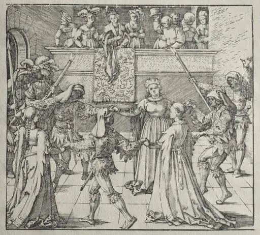 The Masquerade, by Albrecht Dürer