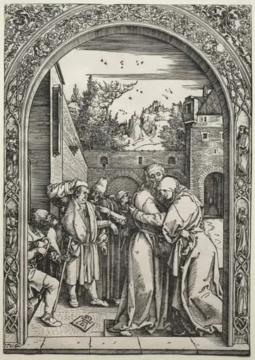 The Meeting of Joachim and Anna at the Golden Gate, by Albrecht Dürer