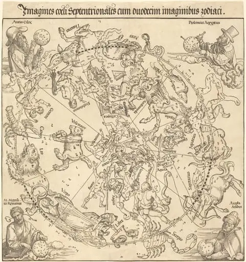 The Northern Celestial Hemisphere, by Albrecht Dürer