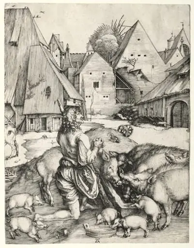 The Prodigal Son, by Albrecht Dürer