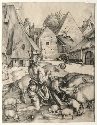 The Prodigal Son, by Albrecht Dürer