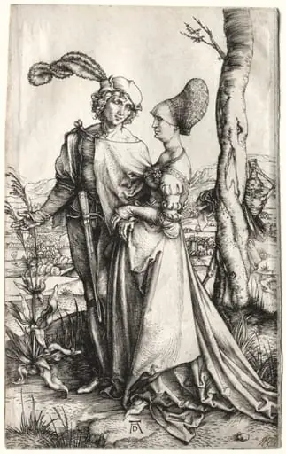 The Promenade, by Albrecht Dürer