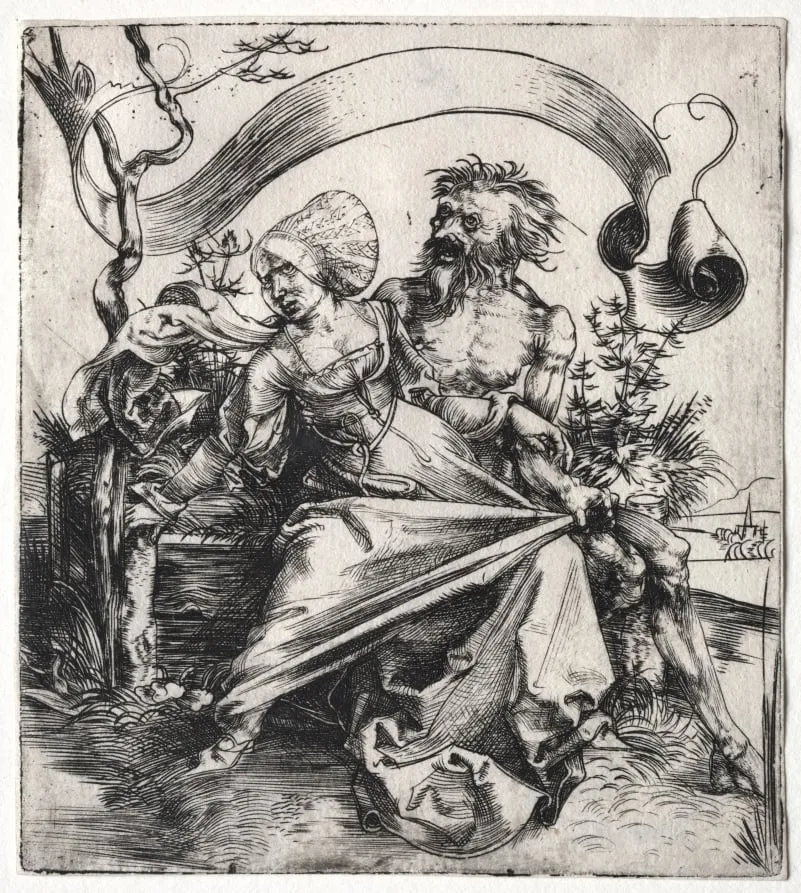 The Ravisher, by Albrecht Dürer, 1495