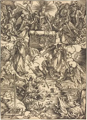 The Seven Angels with the Trumpets, by Albrecht Dürer