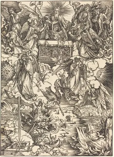 The Seven Angels with the Trumpets, by Albrecht Dürer