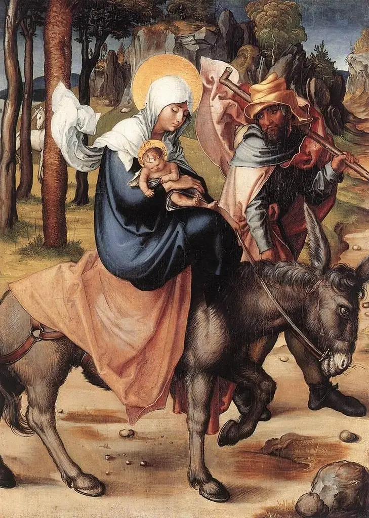 The Seven Sorrows of the Virgin: The Flight into Egypt, by Albrecht Dürer