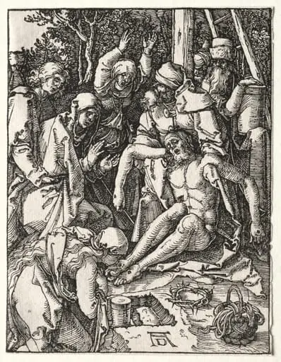 The Small Passion:  Lamentation, by Albrecht Dürer
