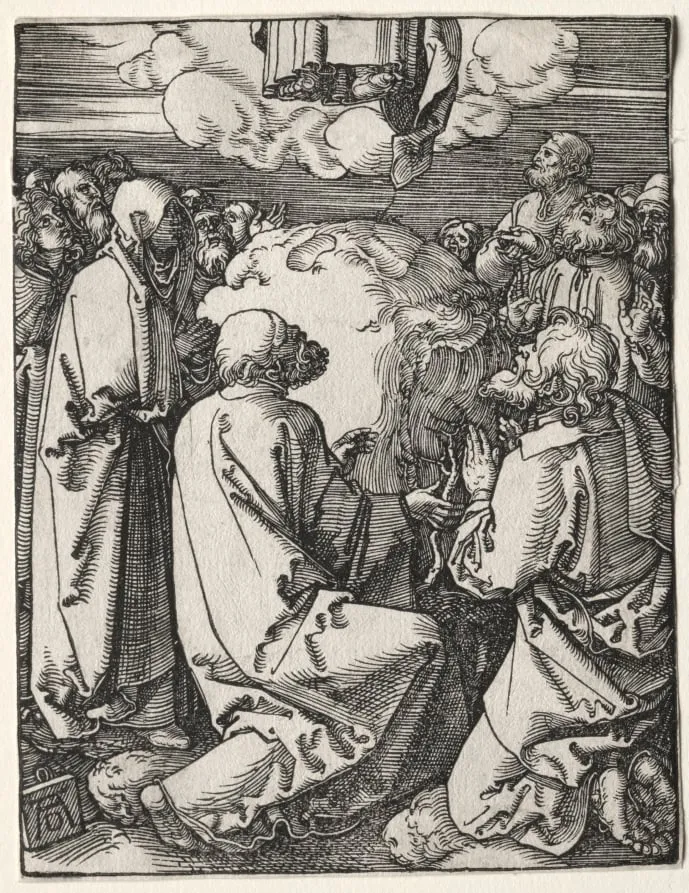 The Small Passion: The Ascension, by Albrecht Dürer, 1510