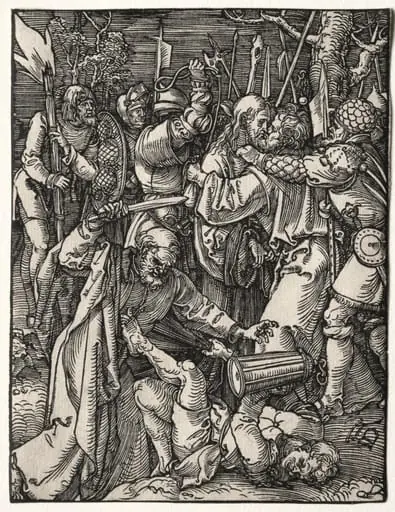 The Small Passion:  The Betrayal of Christ, by Albrecht Dürer