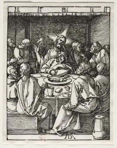 The Small Passion: The Last Supper, by Albrecht Dürer