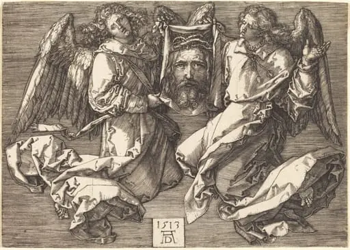 The Sudarium Held by Two Angels, by Albrecht Dürer