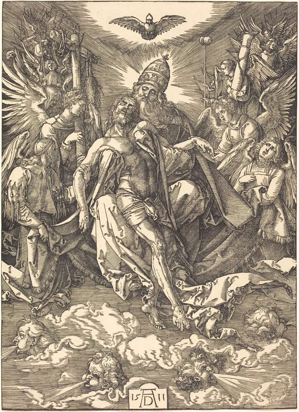The Trinity, by Albrecht Dürer, ink, 1511