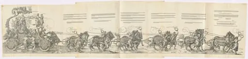 The Triumphal Chariot of Maximilian I (The Great Triumphal Car), by Albrecht Dürer