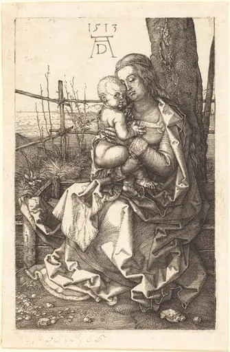 The Virgin and Child Seated by a Tree, by Albrecht Dürer