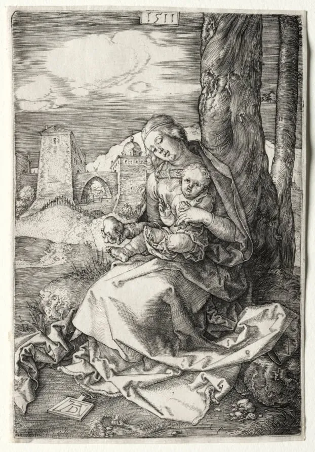 The Virgin and Child with the Pear, by Albrecht Dürer, 1511