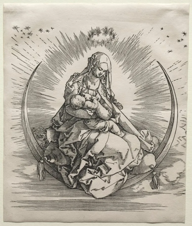 The Virgin on a Crescent, by Albrecht Dürer, 1510
