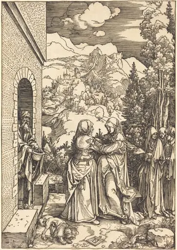 The Visitation, by Albrecht Dürer