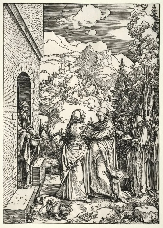 The Visitation, by Albrecht Dürer, 1504