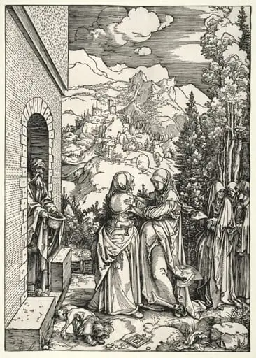 The Visitation, by Albrecht Dürer