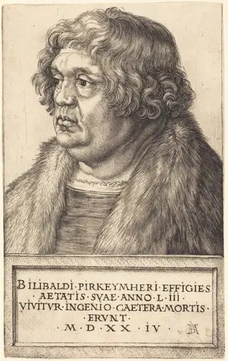 Willibald Pirckheimer, by Albrecht Dürer