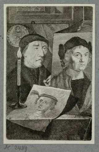 Albrecht Dürer d.Ä. and two other artists, 1497