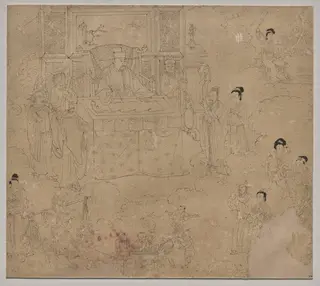 Album of Daoist and Buddhist Themes: Kings of Hells: Leaf 28