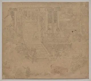 Album of Daoist and Buddhist Themes: Kings of Hells: Leaf 37