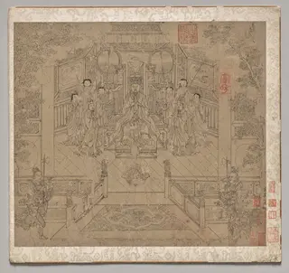 Album of Daoist and Buddhist Themes: Procession of Daoist Deities: Leaf 1, 1204